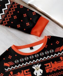 Twin Pines Mall Black Ugly Christmas Sweater Twin Pines Mall Black Ugly Christmas Sweater
