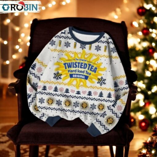 Twisted Tea Christmas Hard Iced Tea Ugly Sweater