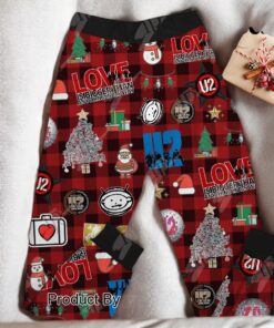 U2 Band Christmas Baby Please Come Home Love Is Bigger Than Anything In Its Way Pajamas Set U2 Band Christmas Baby Please Come Home Love Is Bigger Than Anything In Its Way Pajamas Set