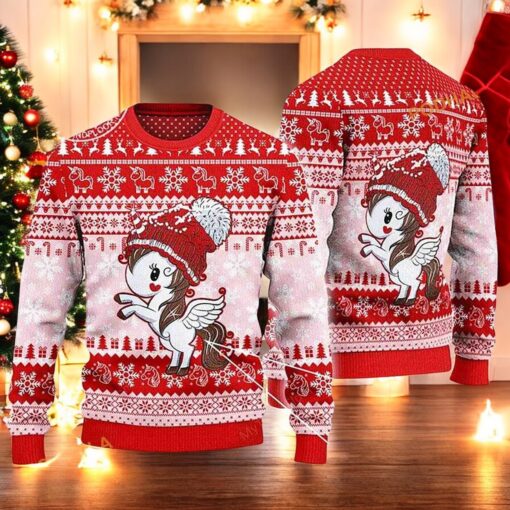 Unicorn Lovers 3D Christmas Sweater, Sweatshirt, Funny Xmas Gifts