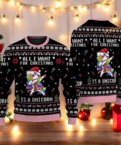 Unicorn Ugly Christmas Sweater, Sweatshirt, Great Gift For Christmas
