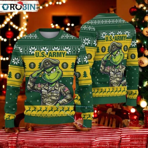 United States Army x GrinchUgly Sweater