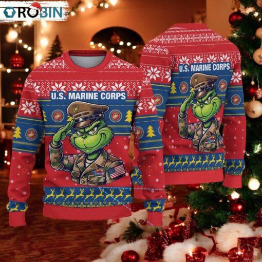 United States Marine Corps x GrinchUgly Sweater