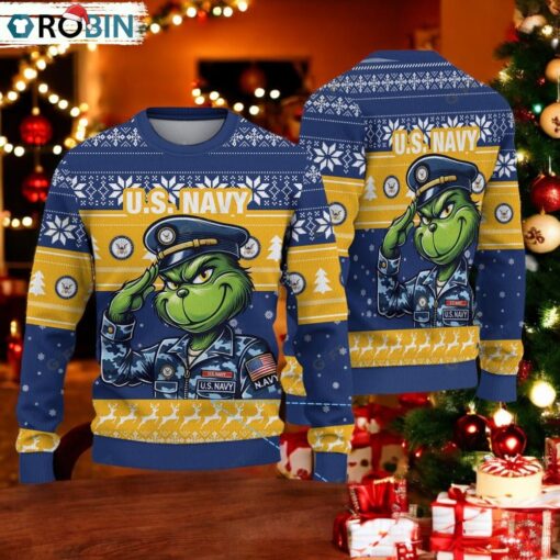 United States Navy x GrinchUgly Sweater