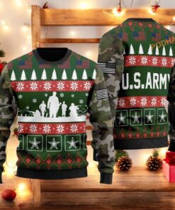 US Army 3D Christmas Sweater, Sweatshirt, Funny Sweater