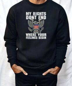 Usa Eagle My Rights Don’t End Shirt