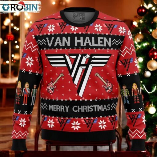 Van Halen Ugly Christmas Sweater