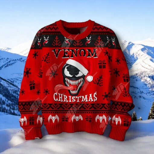 Venom Christmas Sweater, Sweatshirt
