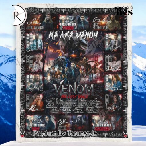 Venom The Last Dance Fleece Blanket