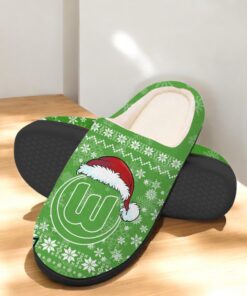 VfL Wolfsburg Football Team In House Slippers