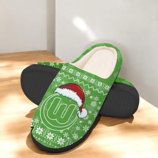VfL Wolfsburg Football Team In House Slippers