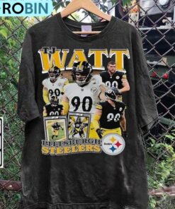 Vintage 90s Graphic Style T J Watt T-Shirt