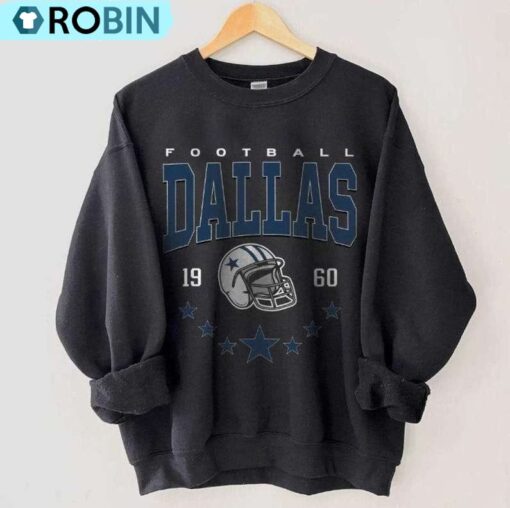 Vintage Dallas Football Sweatshirt, Trendy Dallas Football Shirt, T-shirt
