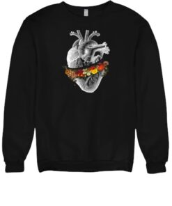 Vintage Heart Flower Collage By Tobe Fonseca Shirt