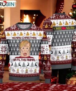Vintage Home Alone Christmas Ugly Sweater
