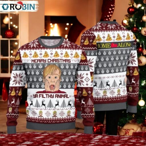 Vintage Home Alone Christmas Ugly Sweater