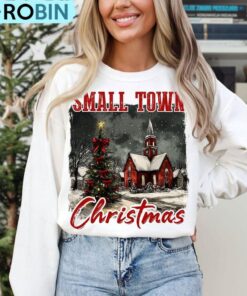 Vintage Retro Small Town Christmas SweatShirt