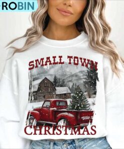 Vintage Small Town Christmas Sweatshirt, Tee