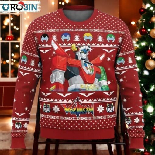 Voltron Defender Of The Universe Ugly Christmas Sweater