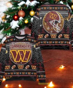 Washington Commanders Ugly Sweaters, Friends Christmas Sweater
