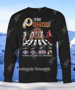 Washington Redskins 92nd Anniversary Thank You For The Memories Unisex Shirt Washington Redskins 92nd Anniversary Thank You For The Memories Unisex Shirt