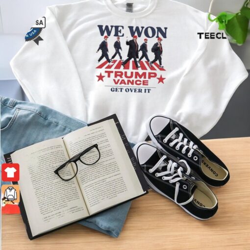 We Won Abbey Road Trump Vance 2024 Get Over Ishirt