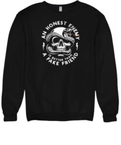 Wisdom Skull Honest Enemies Shirt