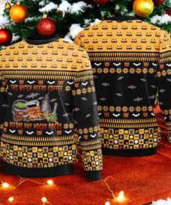Witch Needs Coffee Christmas Sweater, Sweatshirt