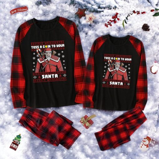 Witcher Santa Claus Ugly Family Christmas Pajama Sets