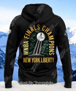 WNBA Finals Champions New York Liberty AOP Hoodie, Sweatshirt, Shirt   Gold