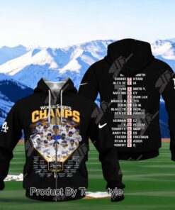 World Series Champs Los Angeles Dodgers 2024 Hoodie, Sweatshirt, Shirt   Black