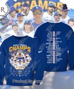 World Series Champs Los Angeles Dodgers 2024 Hoodie, Sweatshirt, Shirt   Blue