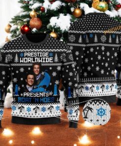 Worldwide Boat’n Hoes Ugly Christmas 3D Sweater, Funniest Ugly Christmas Sweater