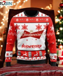 Xmas Budweiser Ugly Sweater