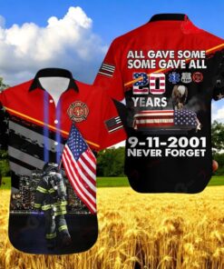 20 Years All Gave Some Never Forget All Over Printed Hawaiian Shirt