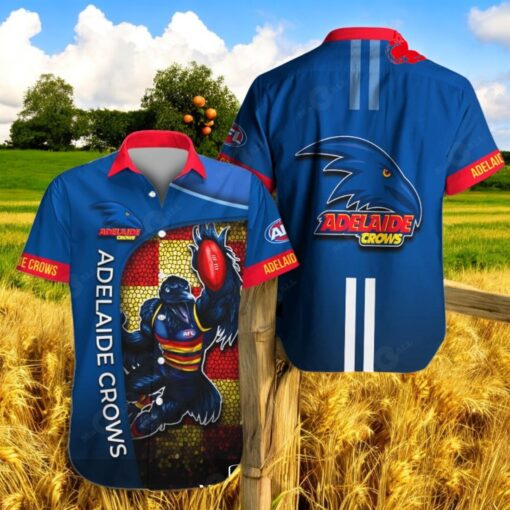 Adelaide Crows x Australia Football Club 3D Apparels Hawaiian Shirt