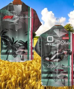 Alfa Romeo Palm Tree Summer Premium Hawaiian Shirt