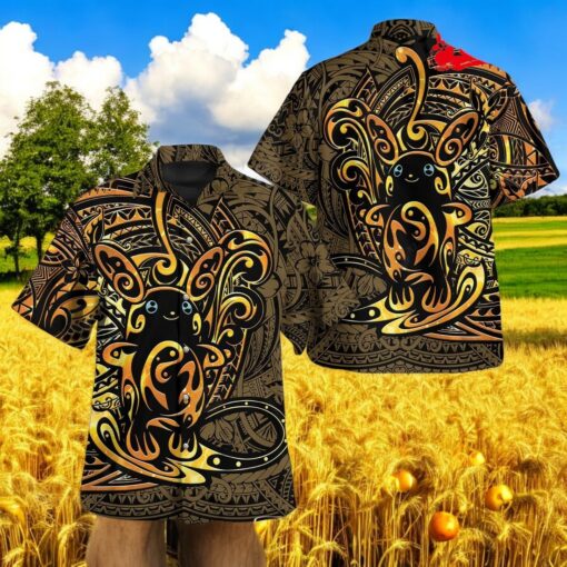 Alolan Raichu Polynesian Premium Design Hawaiian Shirt