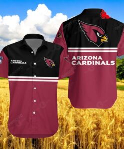 Arizona Cardinals NFL 2Line Logo Patterns Hawaiian Shirt