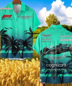 Aston Martin Palm Tree Hot Summer Hawaiian Shirt