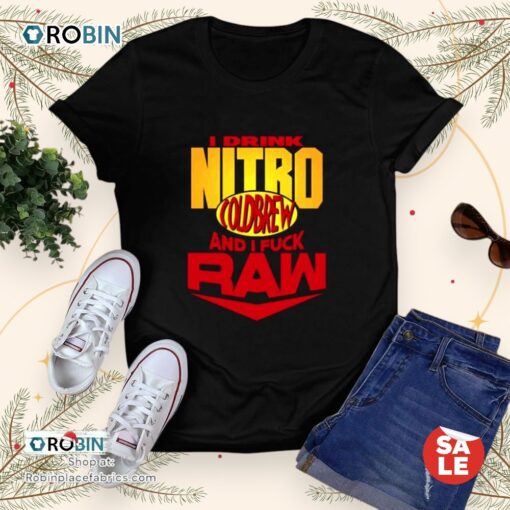 Big Poppa Pumpkin I Drink Nitro Coldbrew And I Fck Raw Unisex Shirt