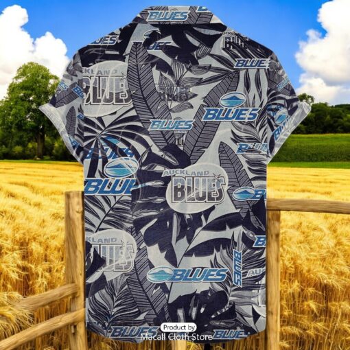 Blues Hawaiian Retro Logo Revolution Super Rugby