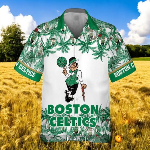 Boston Celtics NBA Green Palm Tree For Fans Hawaiian Shirt