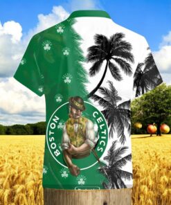 Boston Celtics NBA Palm Tree Beach Summer Style Hawaiian Shirt