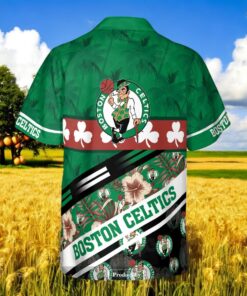 Boston Celtics Tree Green Pattern Cute Print Hawaiian Shirt