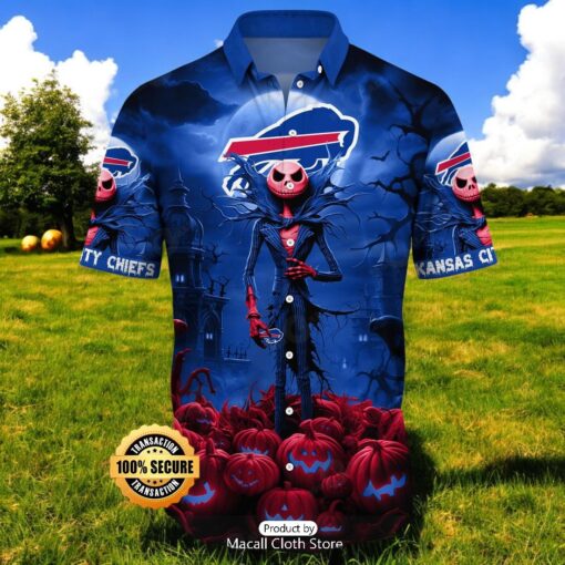 Buffalo Bills Halloween Jack Trending For This Season Hawaiian Shirt