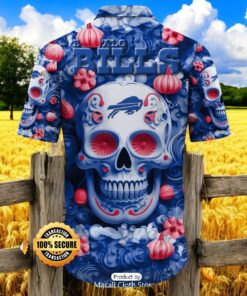 Buffalo Bills Sugar Skull New Arrivals Aloha Hawaiian Shirt Buffalo Bills Sugar Skull New Arrivals Aloha Hawaiian Shirt