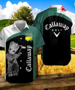 Callway x Groot x Masters Tournament Mix White Green Premium Hawaiian Shirt