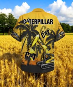 Caterpillar Inc Coconut Tree Style Hawaiian Shirt