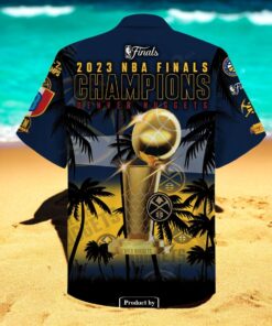 Denver Nuggets NBA Palm Tree Finals Champions Hawaiian Shirt